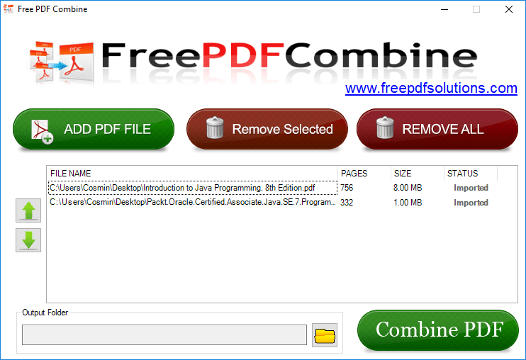 combine pdf files for free online