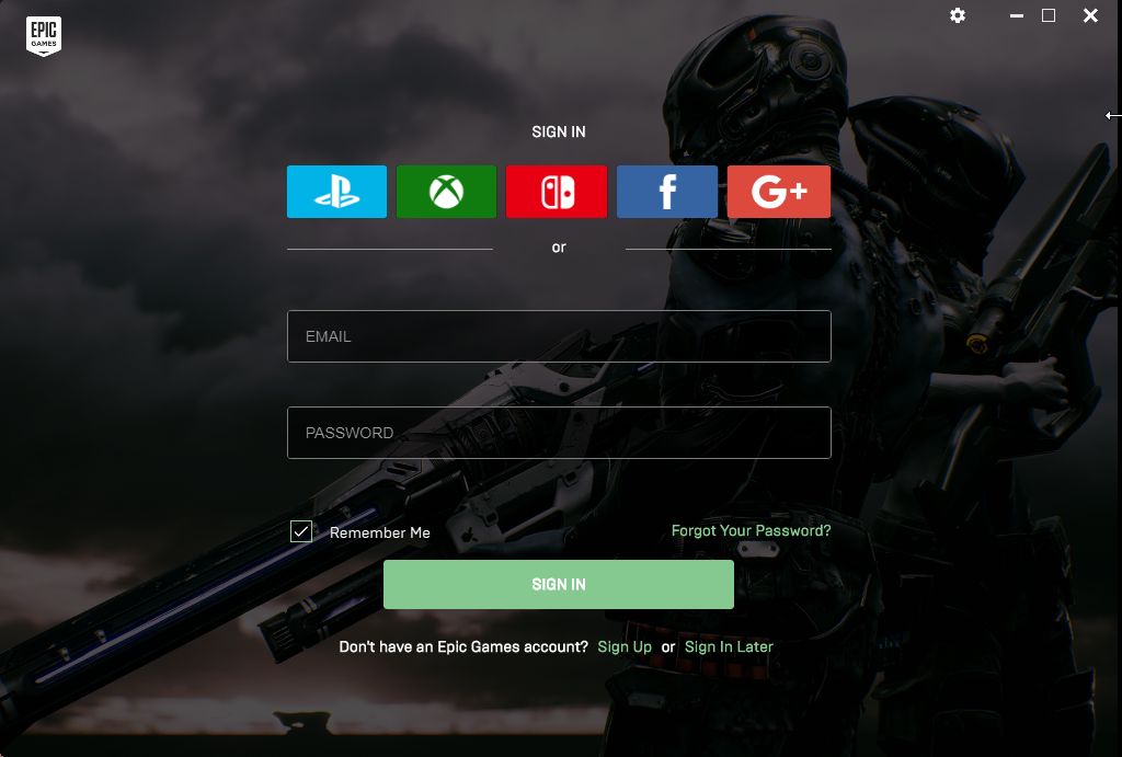 epic games launcher download size