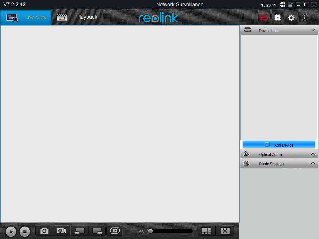reolink client saved clip playback
