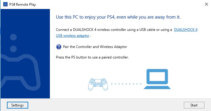 ps4 remote play download windows 10
