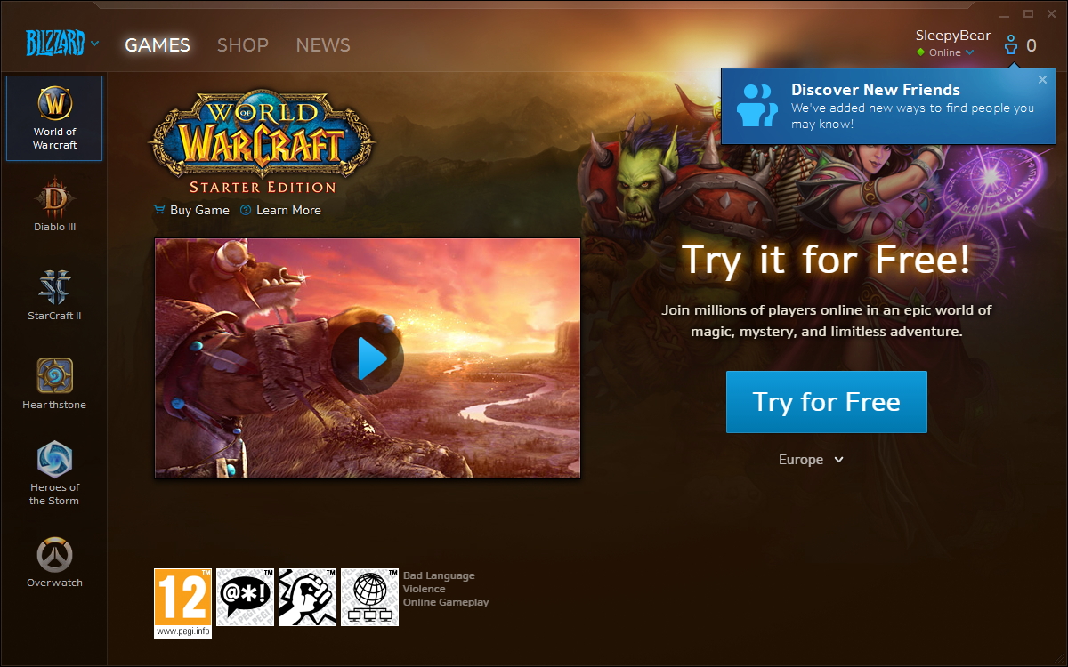 blizzard game cleaner