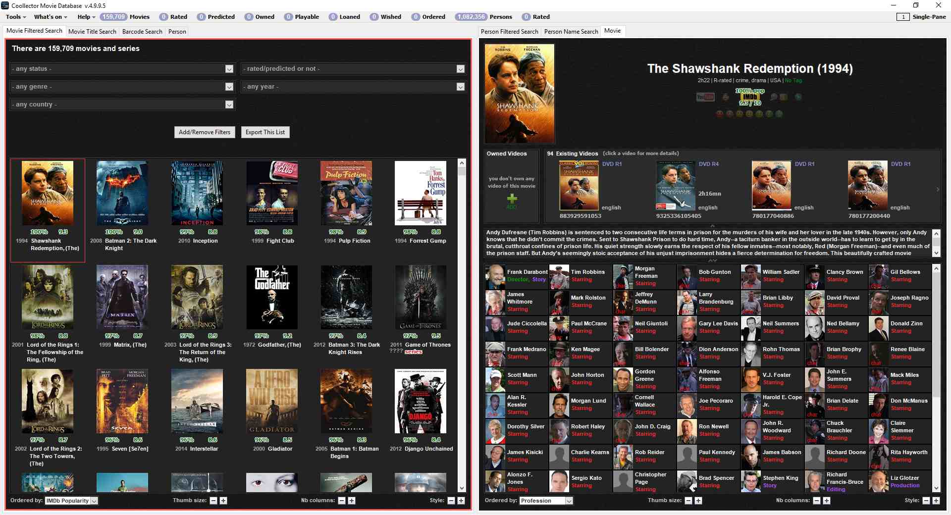 movie database freeware