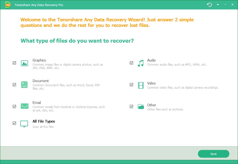 tenorshare any data recovery pro 5