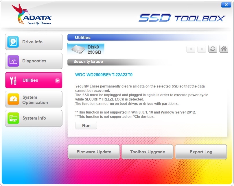 adata ssd toolbox firmware update