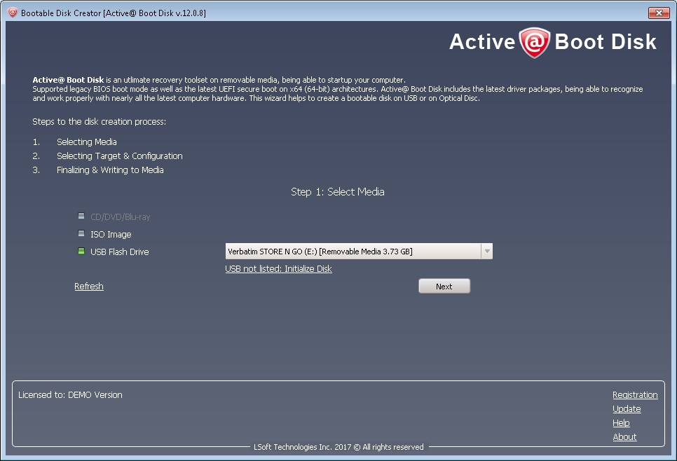 active boot disk freeware limitations