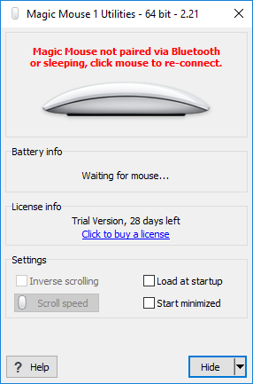 magic mouse 2 utilities for windows 10