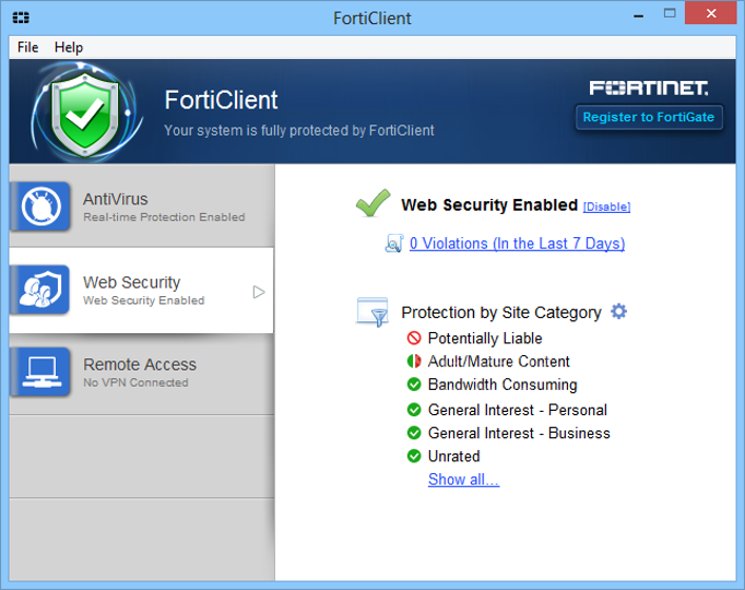 download forticlient for windows 10