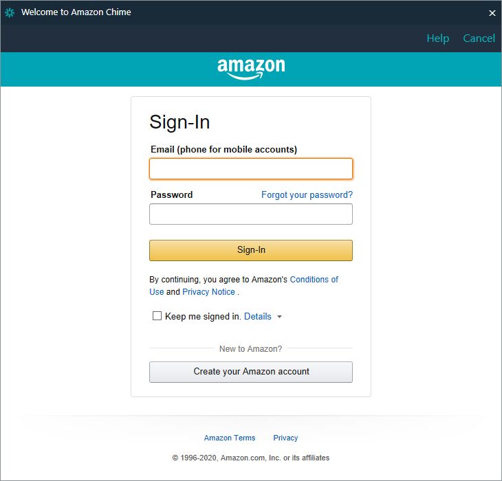 ownload amazon chime