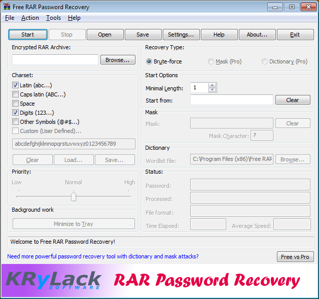 best free brute force zip password cracker