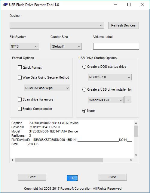 usb disk storage format