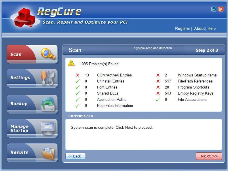 pc registry repair freeware