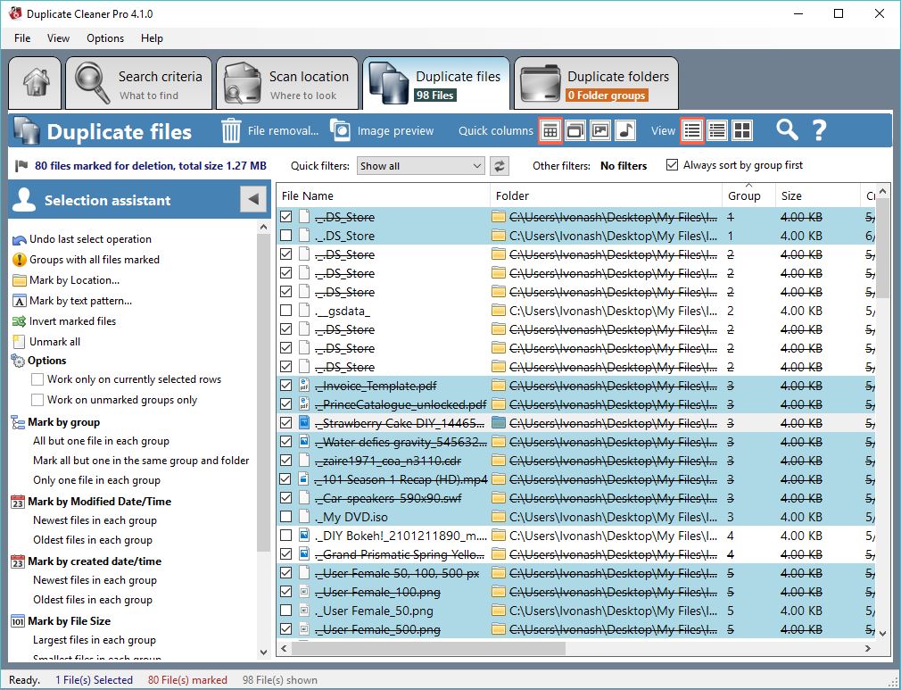 Duplicate Cleaner Pro 5.20.1 for windows download