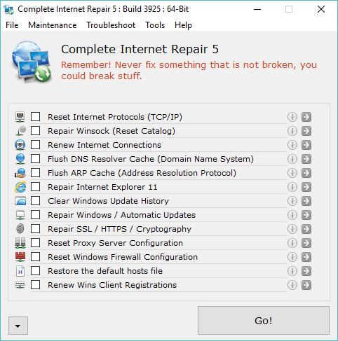 instal Complete Internet Repair 9.1.3.6335 free