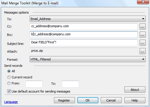 mail merge toolkit 2.5.8
