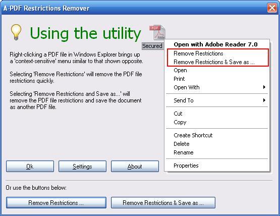 a pdf restrictions remover free download