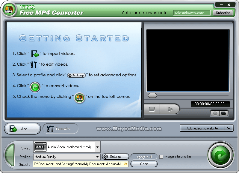 mp4 video player download windows vista