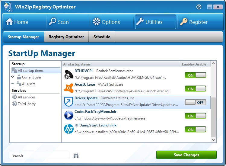 winzip registry optimizer download free