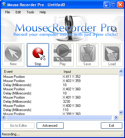 mouse recorder tutorial