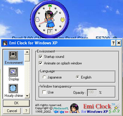 digital clock download for xp