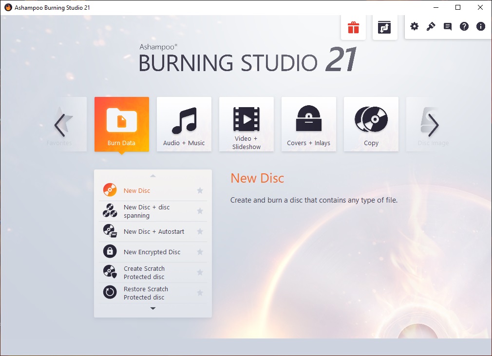Ashampoo Burning Studio 25.0.1 instal the new for mac