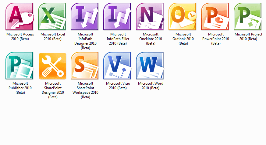 microsoft office softwares