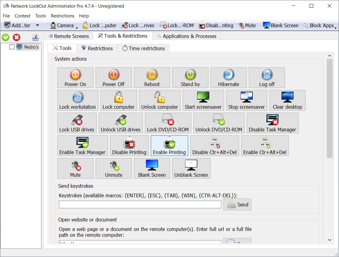 Network LookOut Administrator Professional 5.1.1 instaling