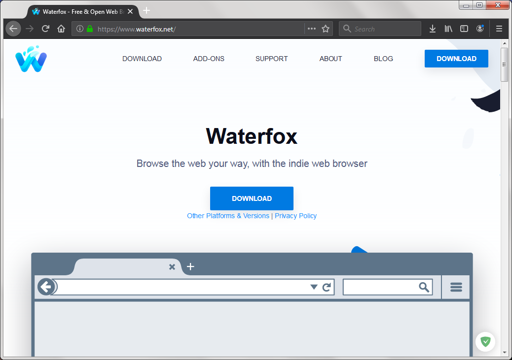 Waterfox Current G5.1.9 for ios instal free