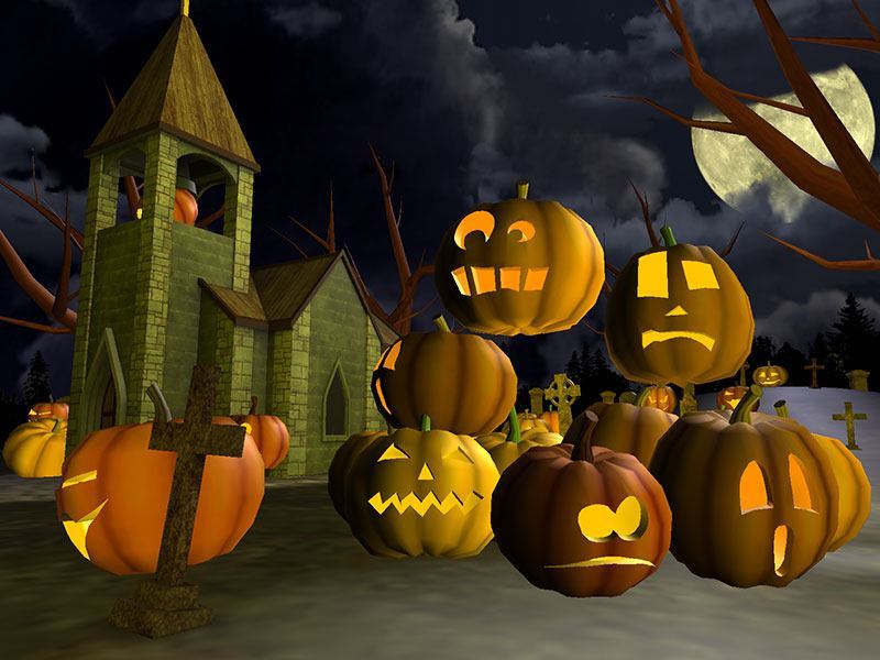 halloween 3d screensavers