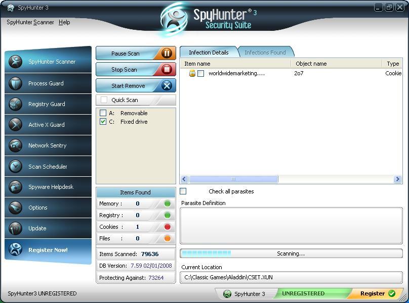 spyware hunter free download