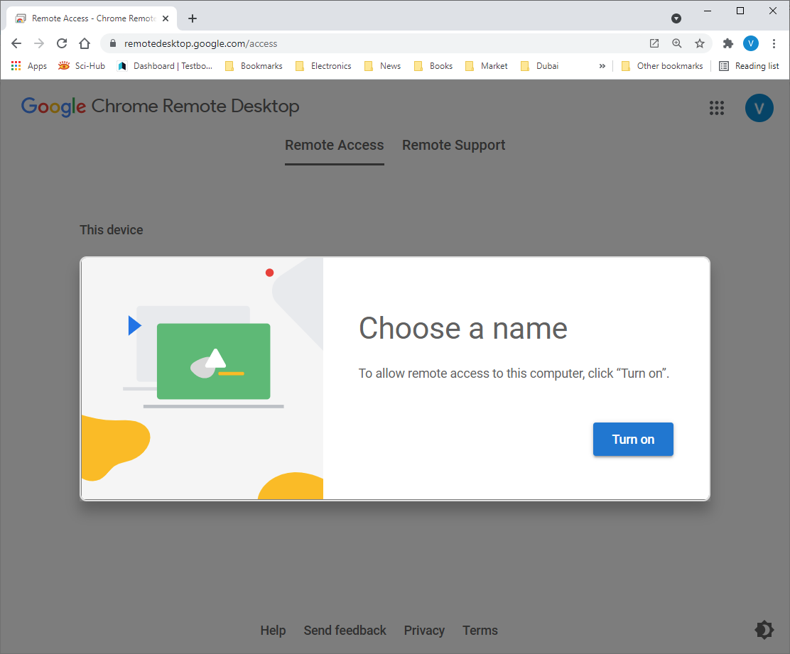 Chrome Remote Desktop download for free - GetWinPCSoft