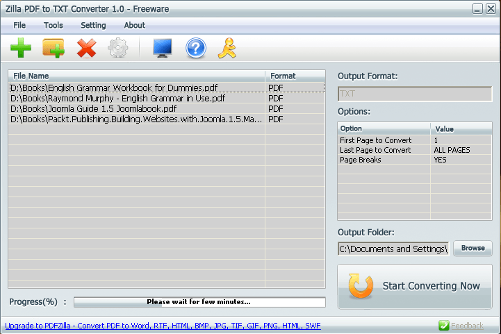 txt file format converter free download