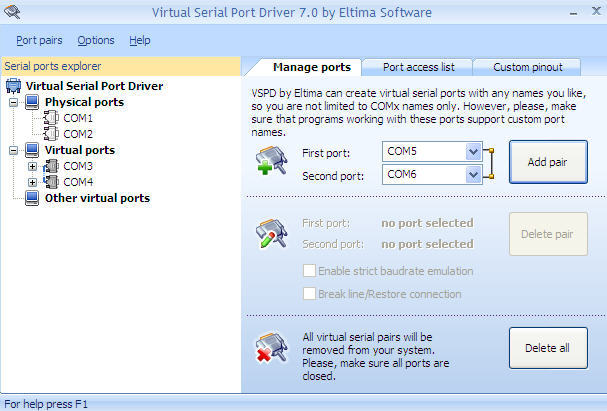 Virtual com port driver что это за программа