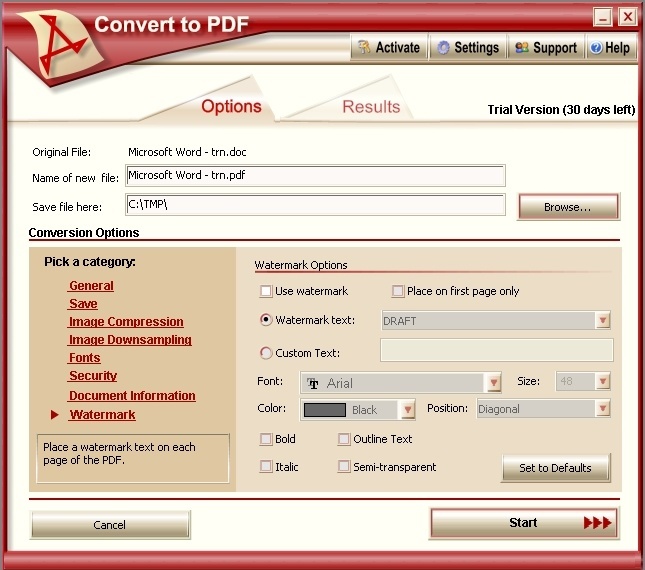 php convert openoffice pdf docx best