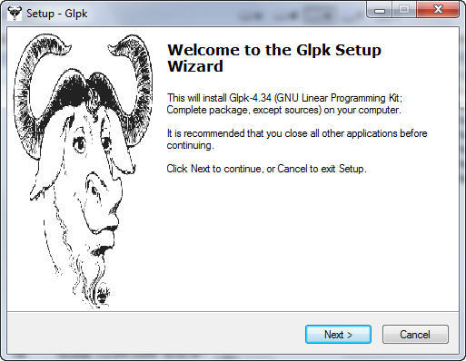 how to install glpk for python on mac