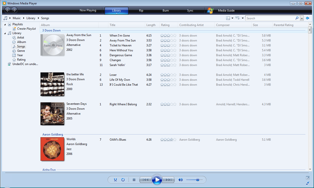 windows media player drivers free download