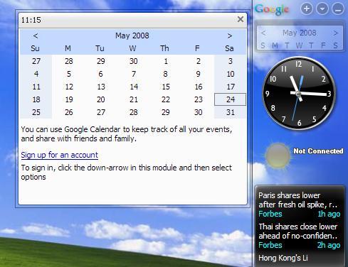 google calendar desktop app windows 10 widget