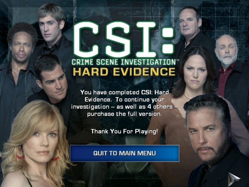 Csi hard evidence прохождение