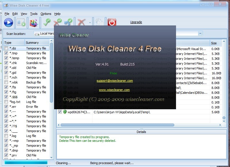 download the last version for windows Wise Disk Cleaner 11.0.3.817