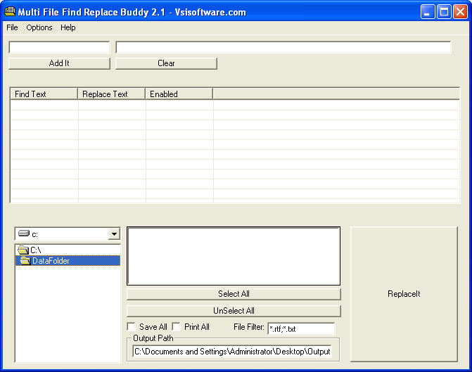 Multi Find Replace Buddy download for free - GetWinPCSoft