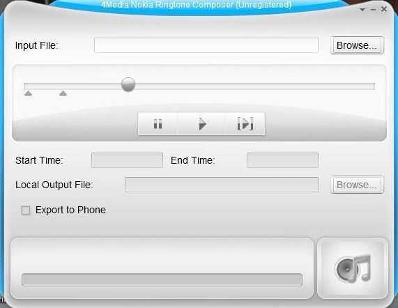 4Media Nokia Ringtone Composer download for free - GetWinPCSoft