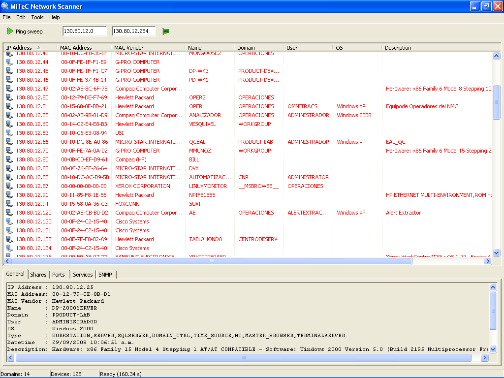 windows network scanner